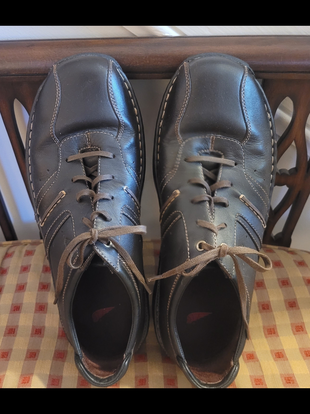 Red Wing Men's Leather Shoes - Dark Brown Size 13EE